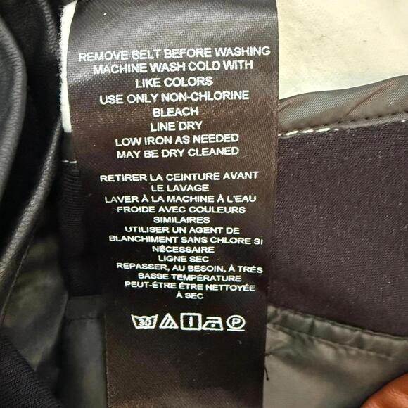 NWT Anthropologie Sleeveless Faux Leather Belted Micro Romper Size XS - Picture 8 of 8